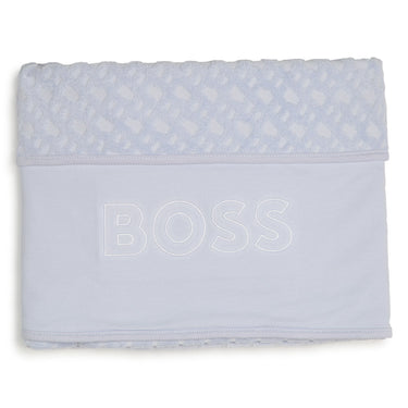 Cobija para bebé niño Boss azul cielo
